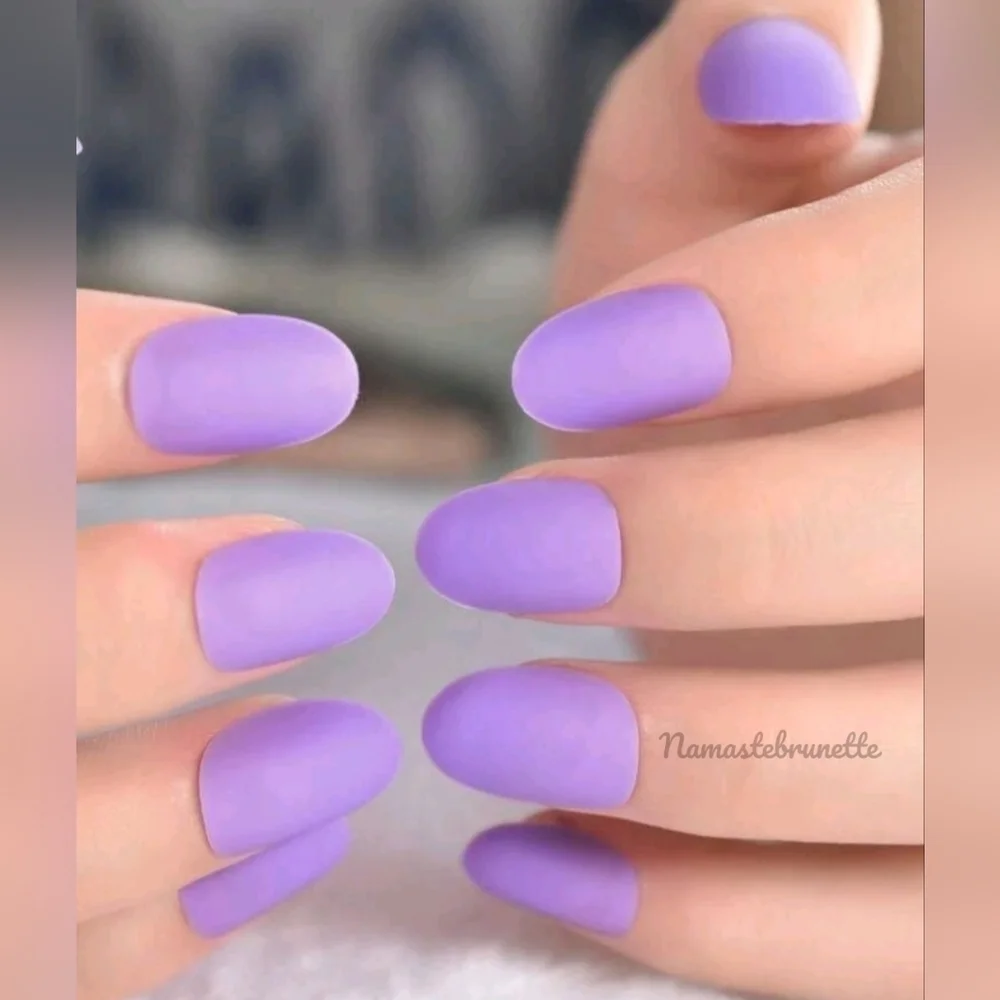 2/$16 Lilac Press On Nails
